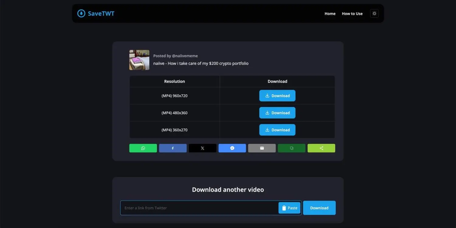 select download quality